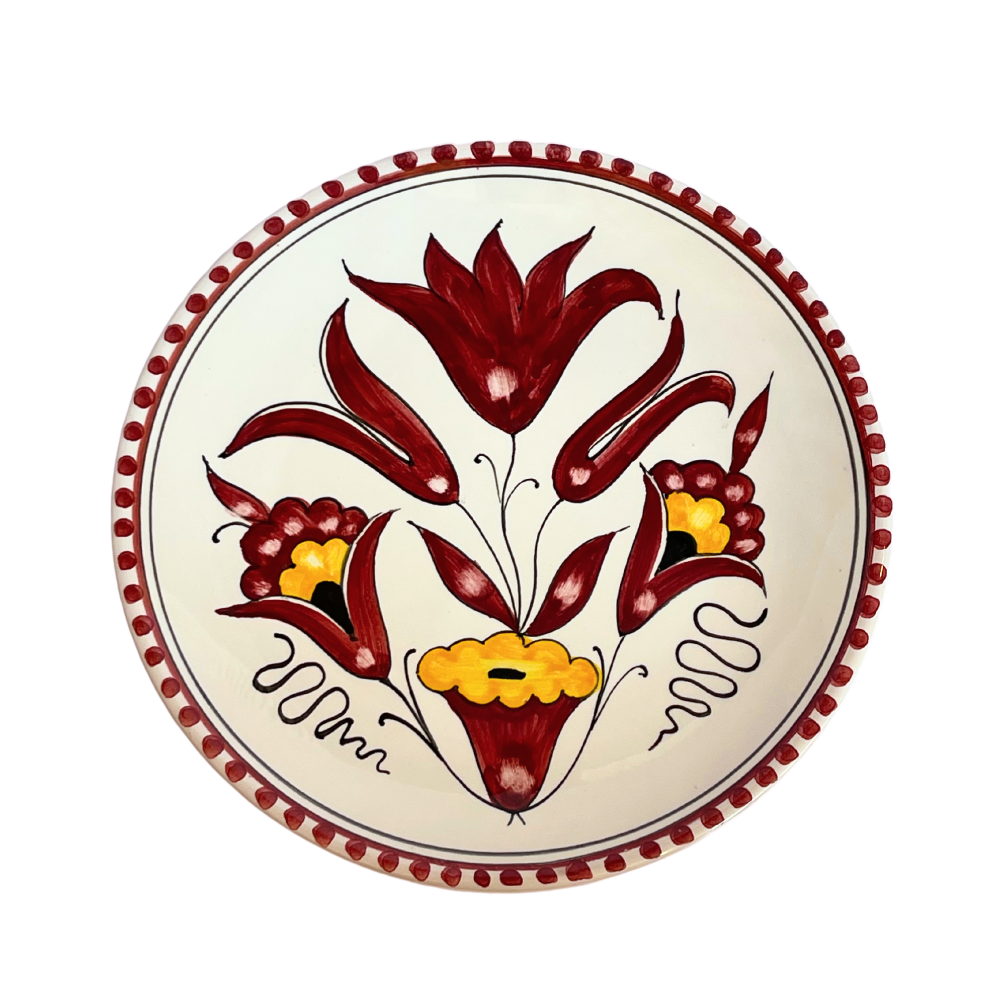 Roma Plate - Red