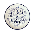 Napoles Plate - Blue