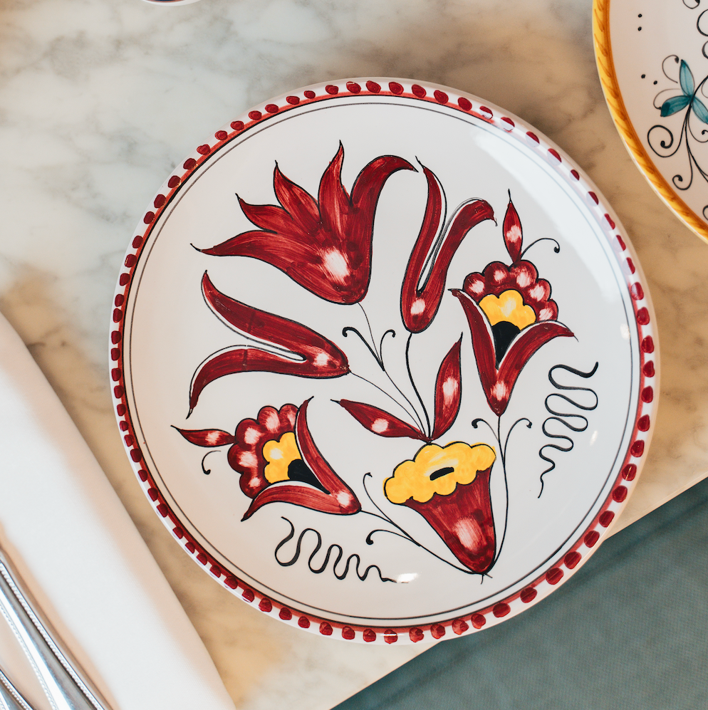 Roma Plate - Red
