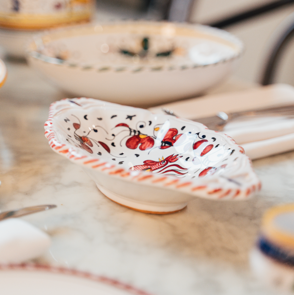 Condiment Bowl Red Gallo