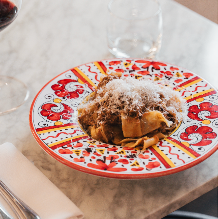 Carlotta Pasta Bowl Red Gallo