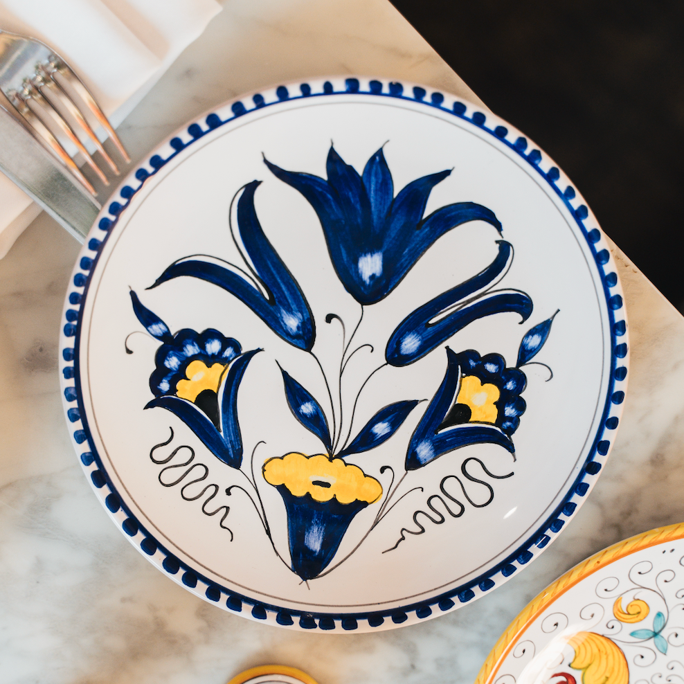 Roma Plate - Blue